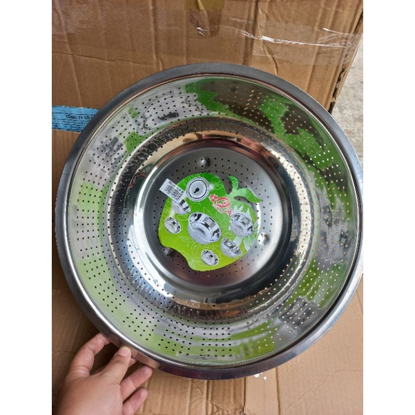 Rổ inox lỗ nhỏ 36cm