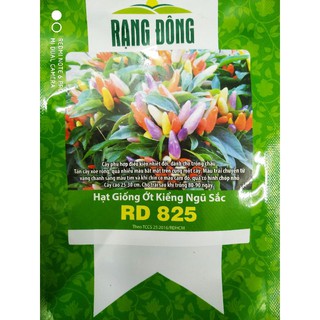 Hạt giống Ớt ngũ sắc 0.2gr❤️FREESHIP XTRA❤️