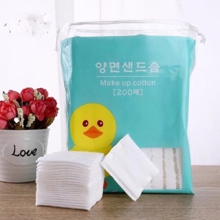 BÔNG TẨY TRANG 200 MIẾNG gấu vịt thỏ
