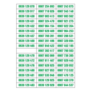 Sim số đẹp mobifone