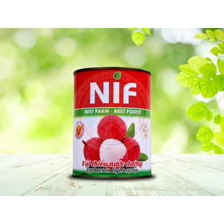 Vải ngâm nif 560gr - nif lychees in light syrup