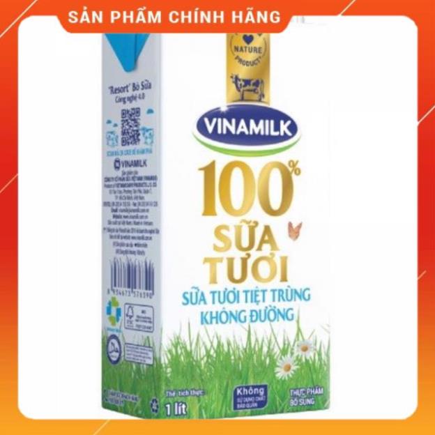 SỮA TƯƠI TIỆT TRÙNG VINAMILK 1L CÓ ĐƯỜNG/ KHÔNG ĐƯỜNG