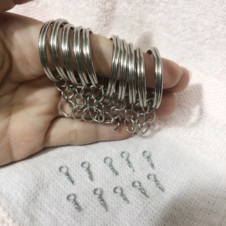 10 Khoen Móc Khoá,handmade( làm đất sét DIY )