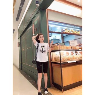 Quần bò ngố rách gối siêu hót