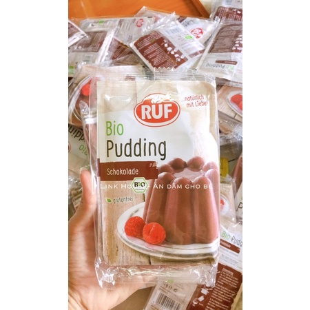Bột Pudding Ruf hữu cơ cho bé HSD2023