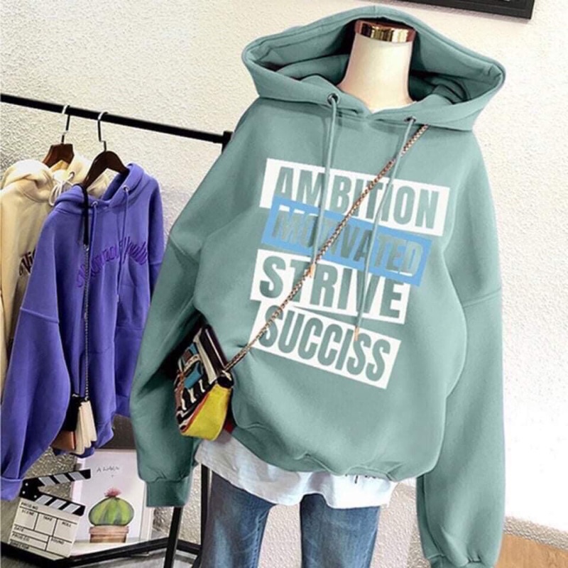 Áo Hoodie Nỉ Form Rộng, Áo Hoodie Nỉ Bông Nam Nữ Unisex Phong Cách Hàn Quốc Cá Tính