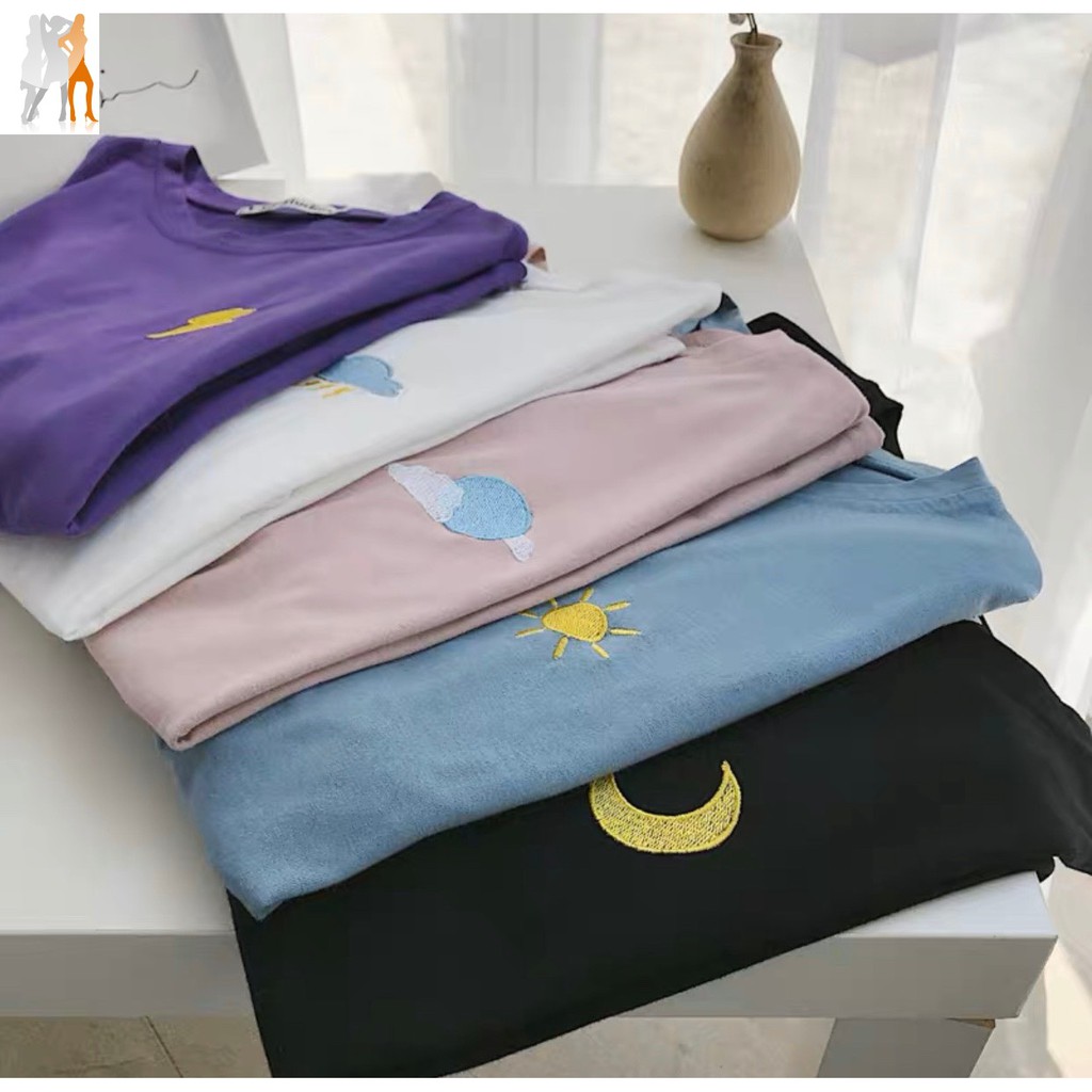 Áo thun unisex nam nữ đều mặc được | thêu hình trái cây - Trùm Chuyên Sỉ Thời Trang - 180820201031 | BigBuy360 - bigbuy360.vn