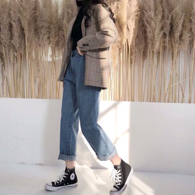 Quần ống suông jean / quần ống rộng ulzzang
