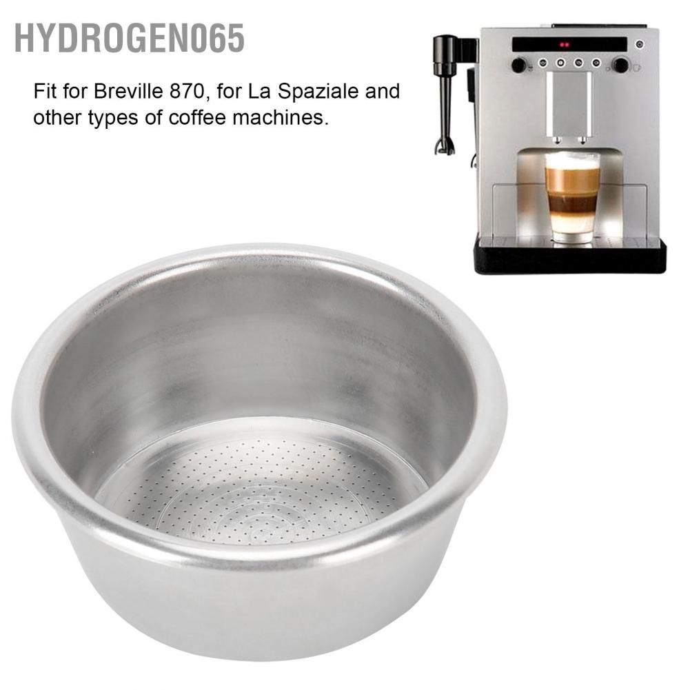 Hydrogen065 Filter Basket 304 Stainless Steel Strainer 53mm Coffee Machine Accessories for Breville 870