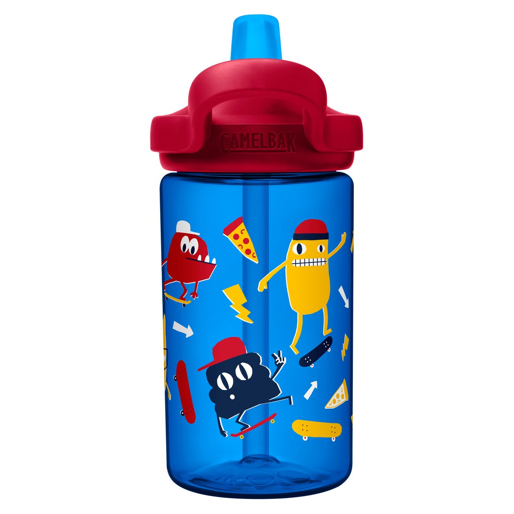 [CHÍNH HÃNG] Bình Nước Trẻ Em Camelbak Eddy+ Kids 400ml - Quái Vật Trượt Ván Skate Monsters