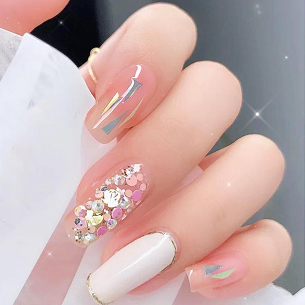 Hạt Charm Tròn Đính Trang Trí Móng Tay Nghệ Thuật DIY