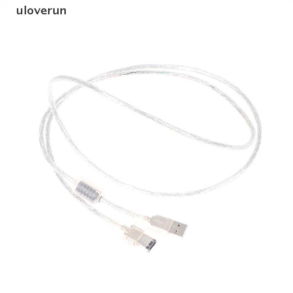 Dây Cáp Chuyển Đổi uloverun 1 X Firewire IEEE 1394 6 Pin Male Sang USB 2.0 Male