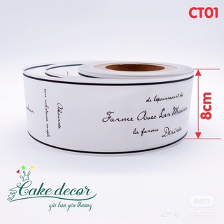 Cuộn mica 1kg quấn thành bánh - Cake Decor