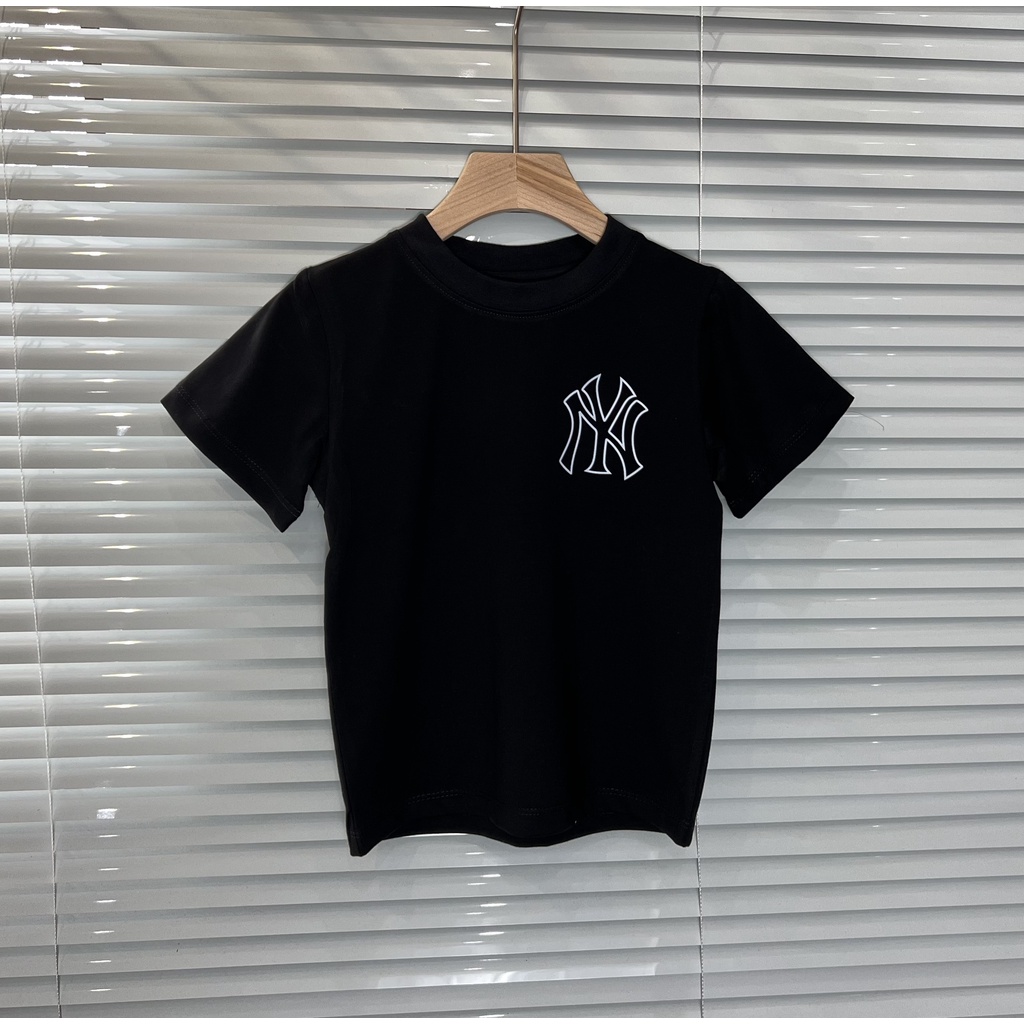 Set quần áo em eo bi NY cho bé , bộ áo thun mùa hè cotton unisex , Kid_genZ