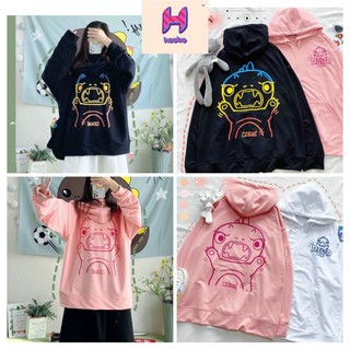 Áo Hoodie Nữ Khủng Long Bigsize 