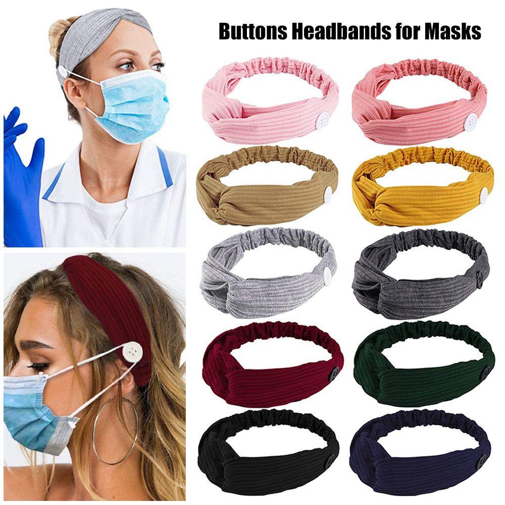 Băng Đô Cài Tóc Chống Trượt Có Nút Gài Hỗ Trợ Tập Yoga / Thể Thao