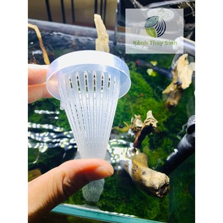 Phễu đựng trùng chỉ , cho cá ăn trùng chỉ trùng huyết không bị rơi tung ra ngoài