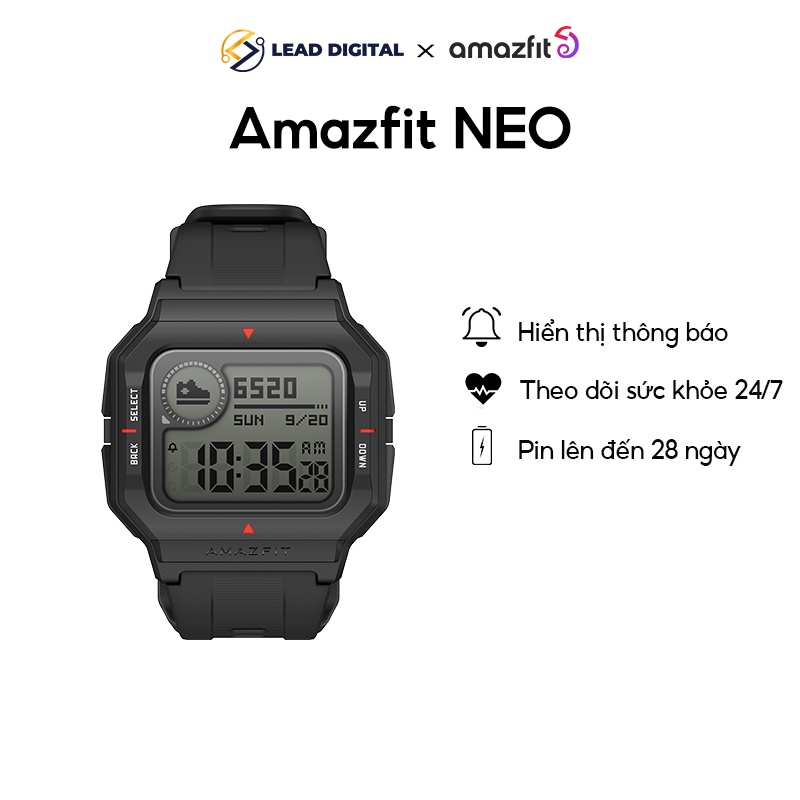 Đồng hồ Thông minh Amazfit NEO - Hàng Chính Hãng - Bảo hành điện tử 12 tháng