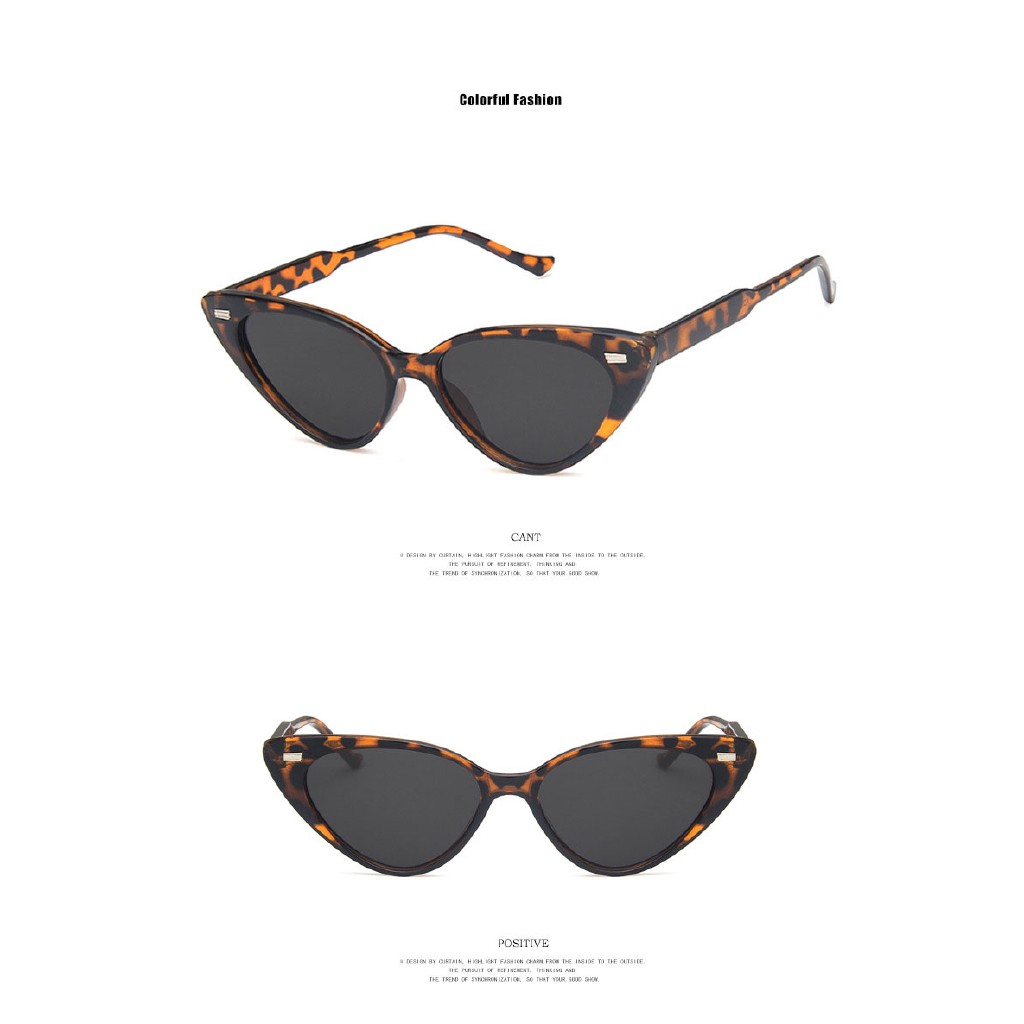 Kính Mát Gọng Nhỏ Hình Mắt Mèo Thời Trang Retro Chống Tia Uv400 Cho Nữ gentle monster | BigBuy360 - bigbuy360.vn