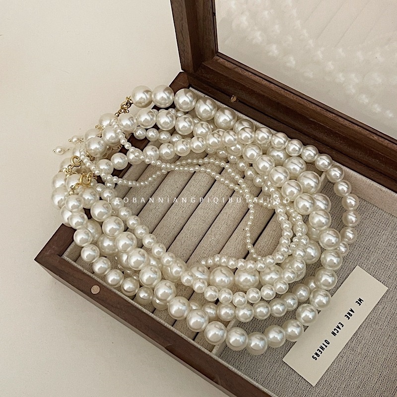 Vòng cổ Ngọc Trai Phong Cách Hàn Quốc Thời Trang Cao Cấp