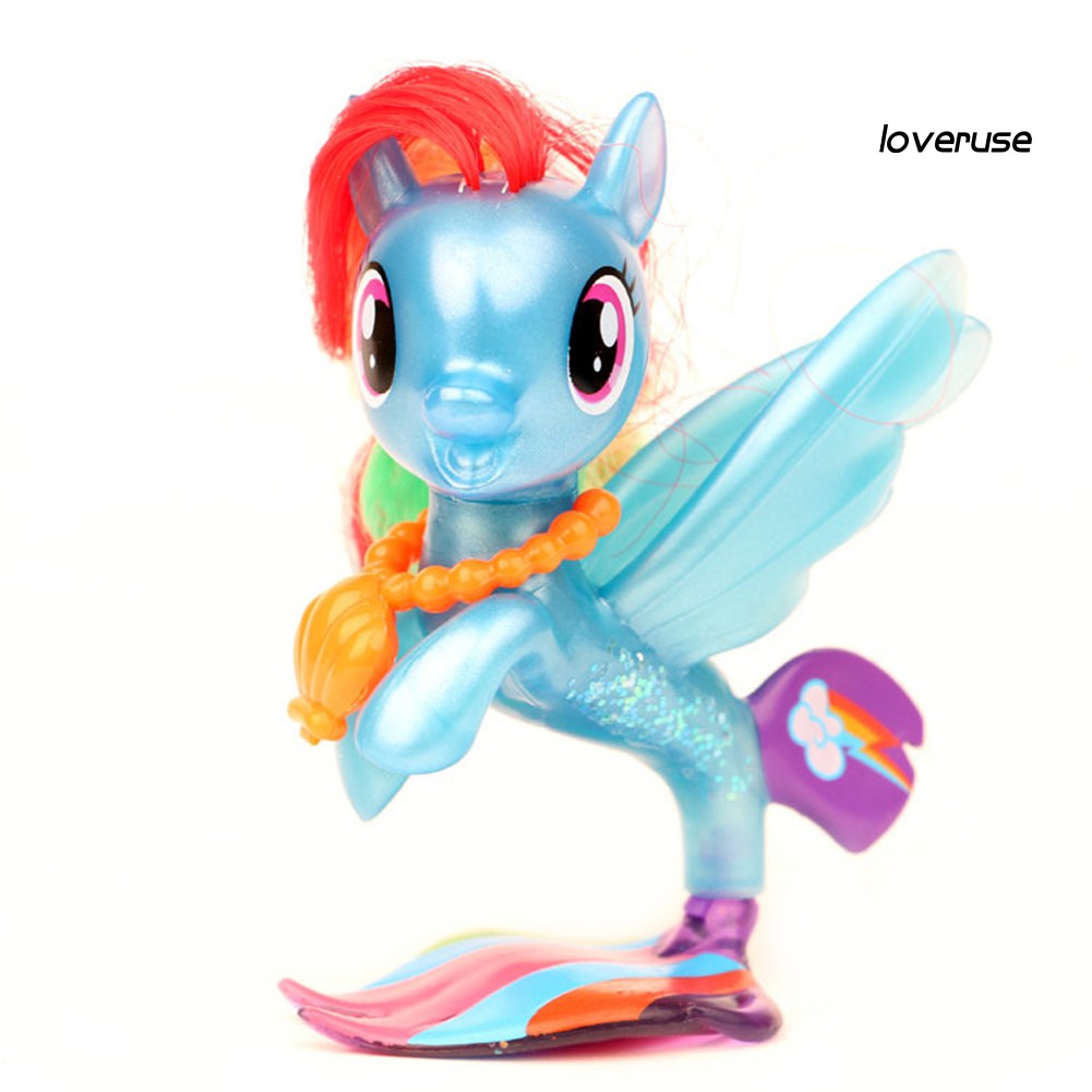 Kẹp Tóc Thiết Kế Đơn Giản Tiện Dụng♧Set 6 Đồ trang trí Nhân Vật Phim Hoạt Hình My Little Pony