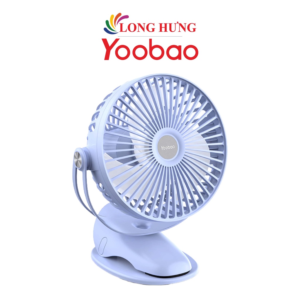 Quạt kẹp mini để bàn Yoobao 2500/6400mAh Y-F04 - Hàng chính hãng