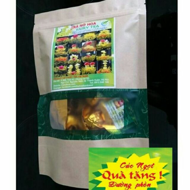 Túi trà nở hoa Fairy 16 bông tặng kèm cúc ngọt, đường phèn | BigBuy360 - bigbuy360.vn