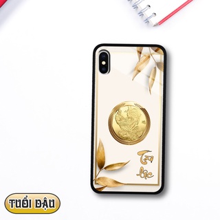 Ốp lưng kính 3D 12 con giáp - iphone Xsmax