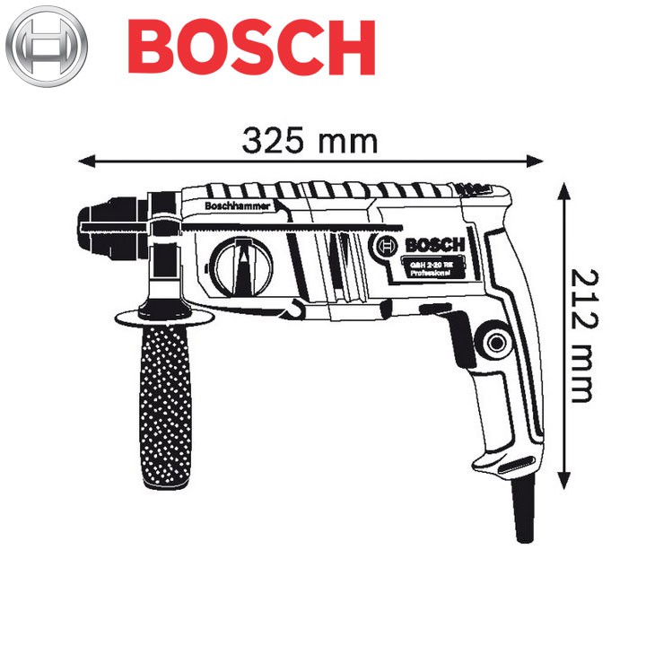 Máy khoan bê tông Bosch GBH 2-20 RE 600W