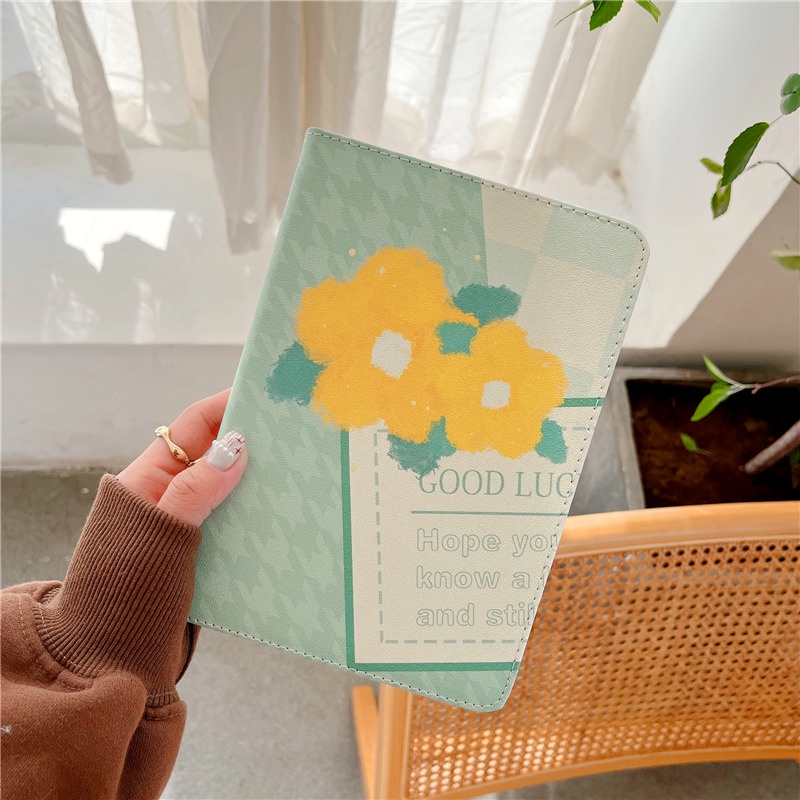 Bao da có giá đỡ thích hợp cho iPad Mini /Air 1 2/Pro 9.7/4th 5th 6th 2017 2018/7th 8th 9th Gen 2019 2020 2021