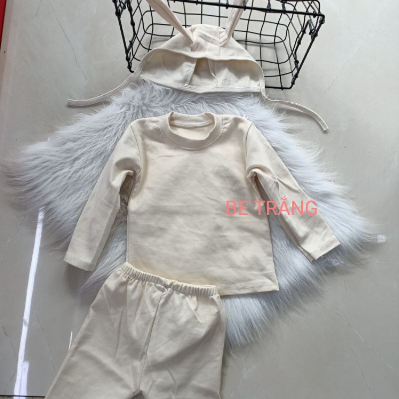 Bộ len tăm mũ tai thỏ 8-16kg