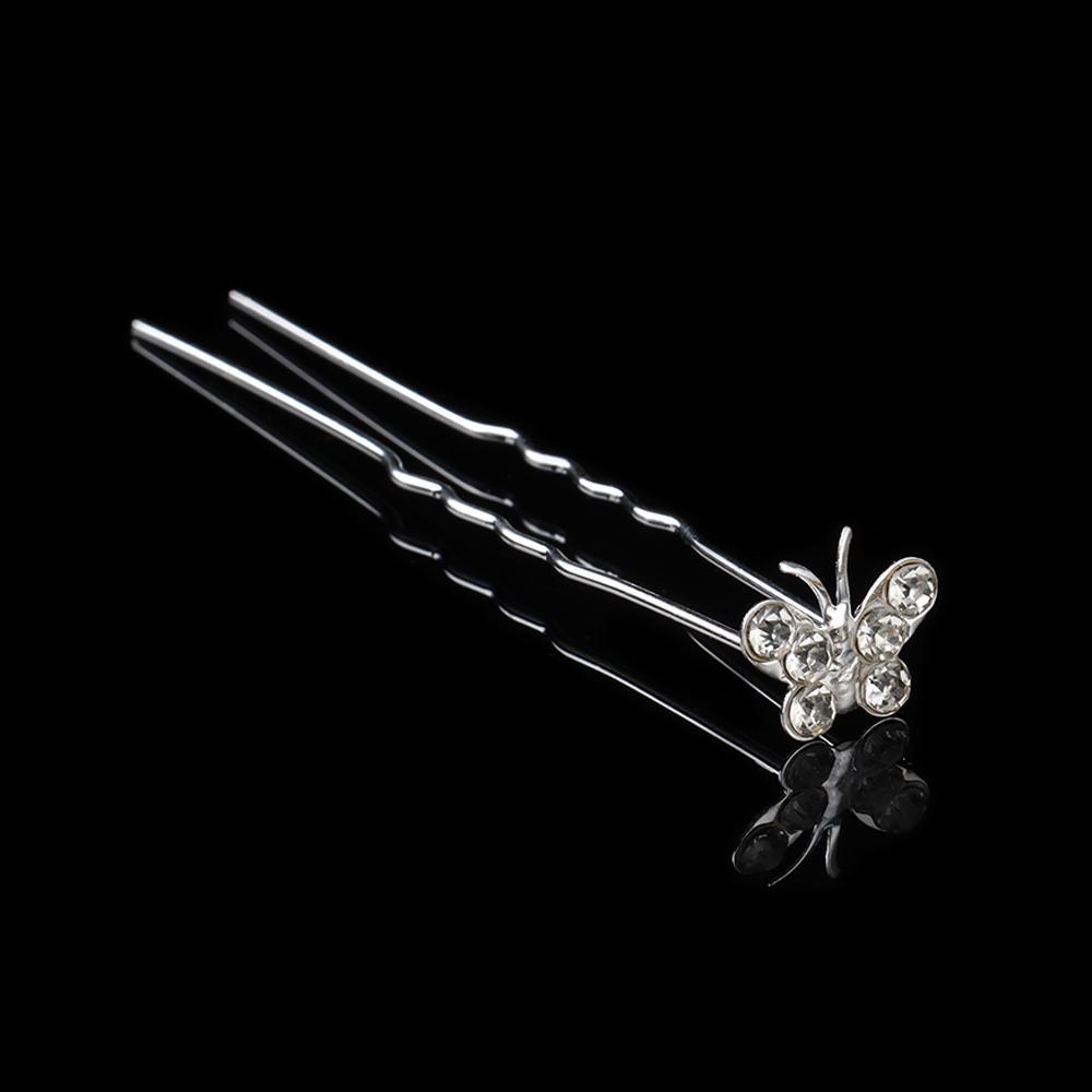 PINEVN Trâm Cài Tóc Chữ U Hình Hoa Cho Cô Dâu