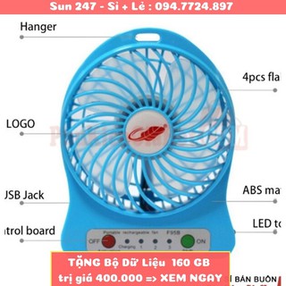 [ MIỄN PHÍ VẬN CHUYỂN ] COMBO 5 QUẠT MINI 3 TỐC ĐỘ THỔI BAY CƠN NÓNG