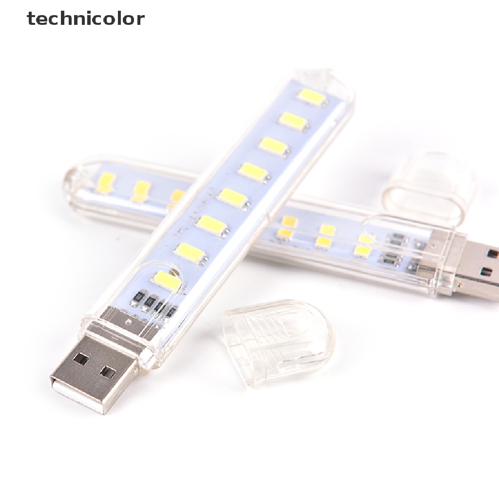 Đèn LED USB Mini 8 Bóng Tiện Dụng Cho PC / Laptop