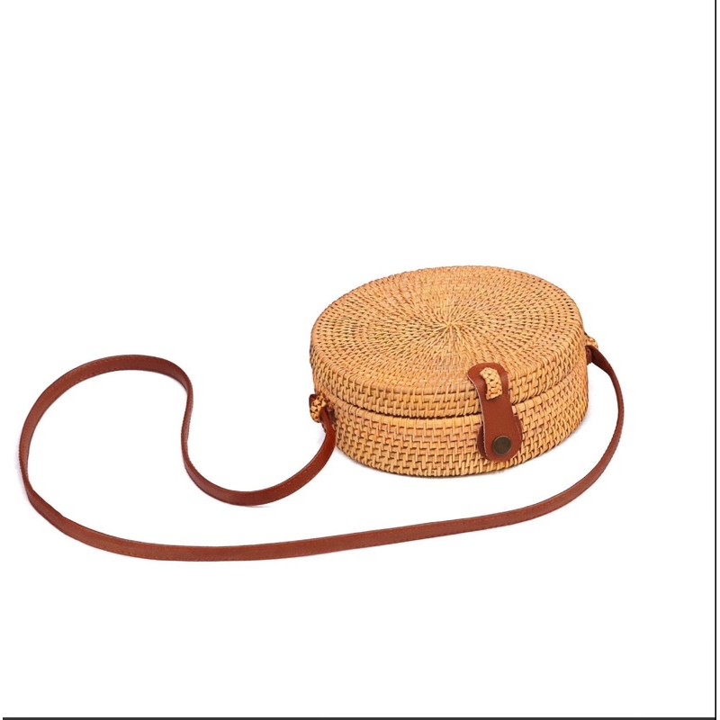 Túi Trống Tròn ,Túi Cói Tròn HandMade ,Túi Cói Tròn ĐI Biển