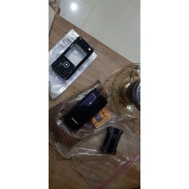 Ốp Điện Thoại Màu Đen Kim Loại kqret Dành Cho Nokia n70