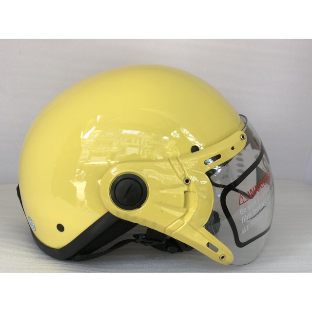Mũ Bảo Hiểm Nửa Đầu Có Kính Amby Helmet Hàng Chuẩn Đẹp