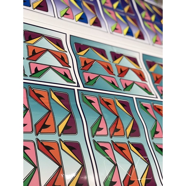 Set 10 tấm sticker A4