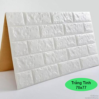 COMBO XỐP DÁN TƯỜNG 3D MÀU TRẮNG
