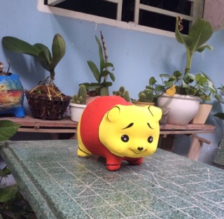 Heo đất handmade Gấu pool size M-L-xl