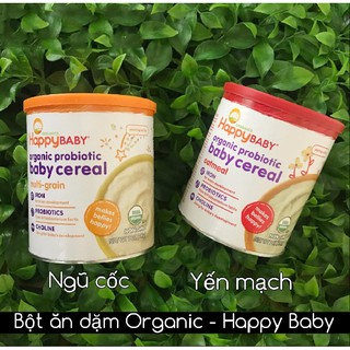 HappyBaby bột ăn dặm men vi sinh organic ❤️❤️
