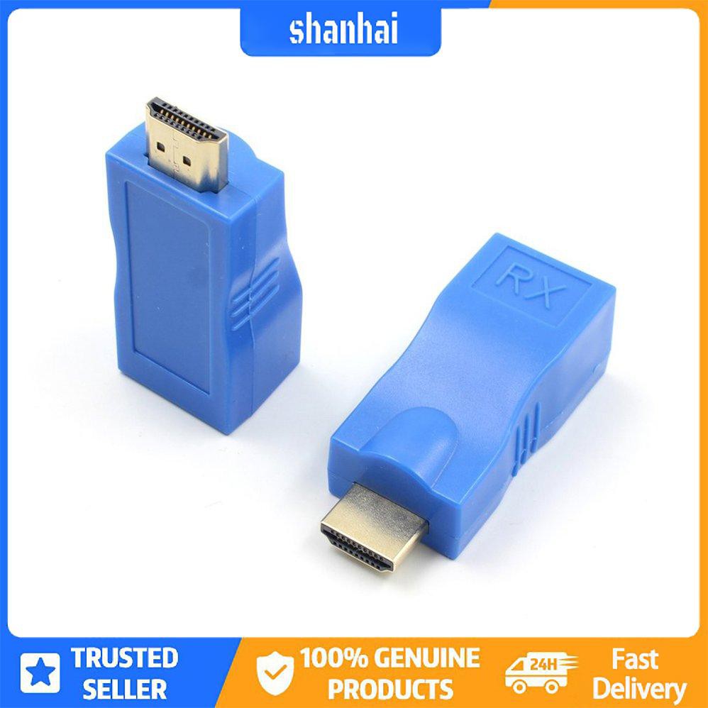 Bộ phát nối dài tương thích HDMI Bộ chuyển đổi TX / RX Bộ điều hợp Ethernet LAN không có HP