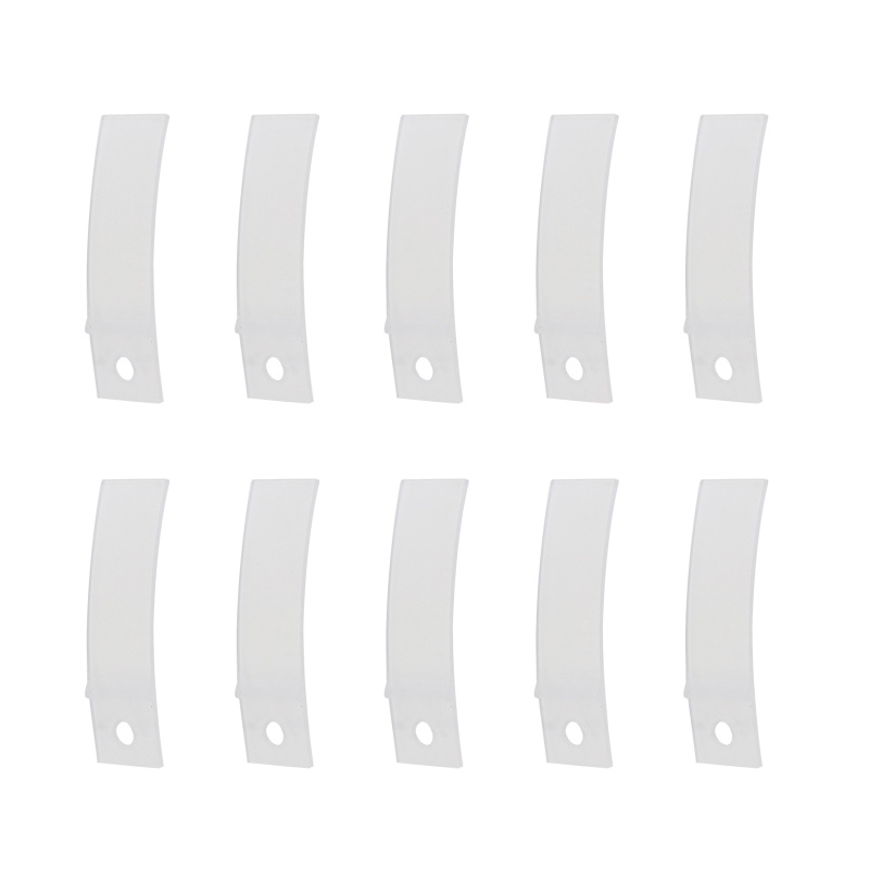 Set 10 Nút Chặn Ngăn Kéo Tủ Bằng Nhựa PVC Trong Suốt Chống Trượt Tiện Dụng