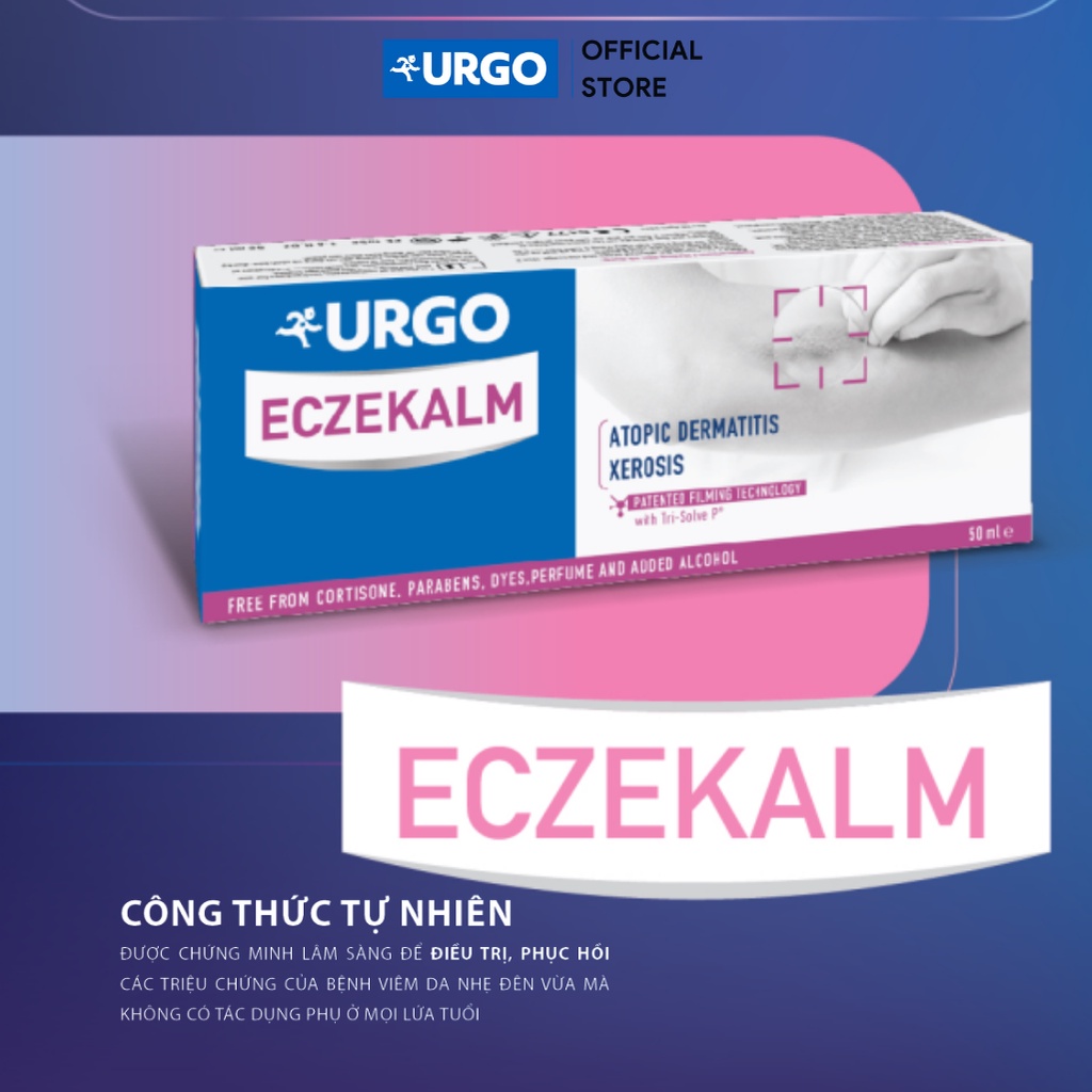 Urgo ECZEKALM 50ml - Sản phẩm hỗ trợ giảm viêm da và chứng khô da