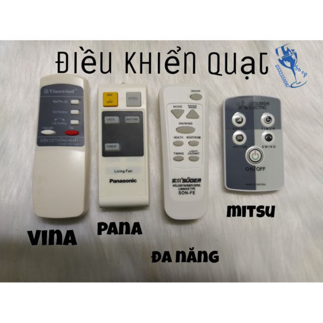 Điều khiển nhận tín hiệu mạch quạt mitsu -điều khiển đa năng