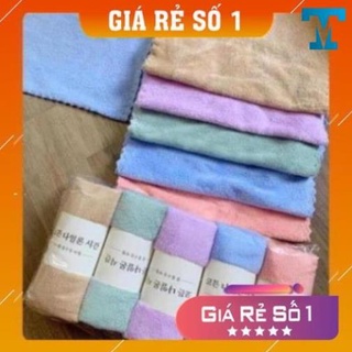 Set 10 chiếc khăn lau mặt hàn quốc , khăn lau mặt