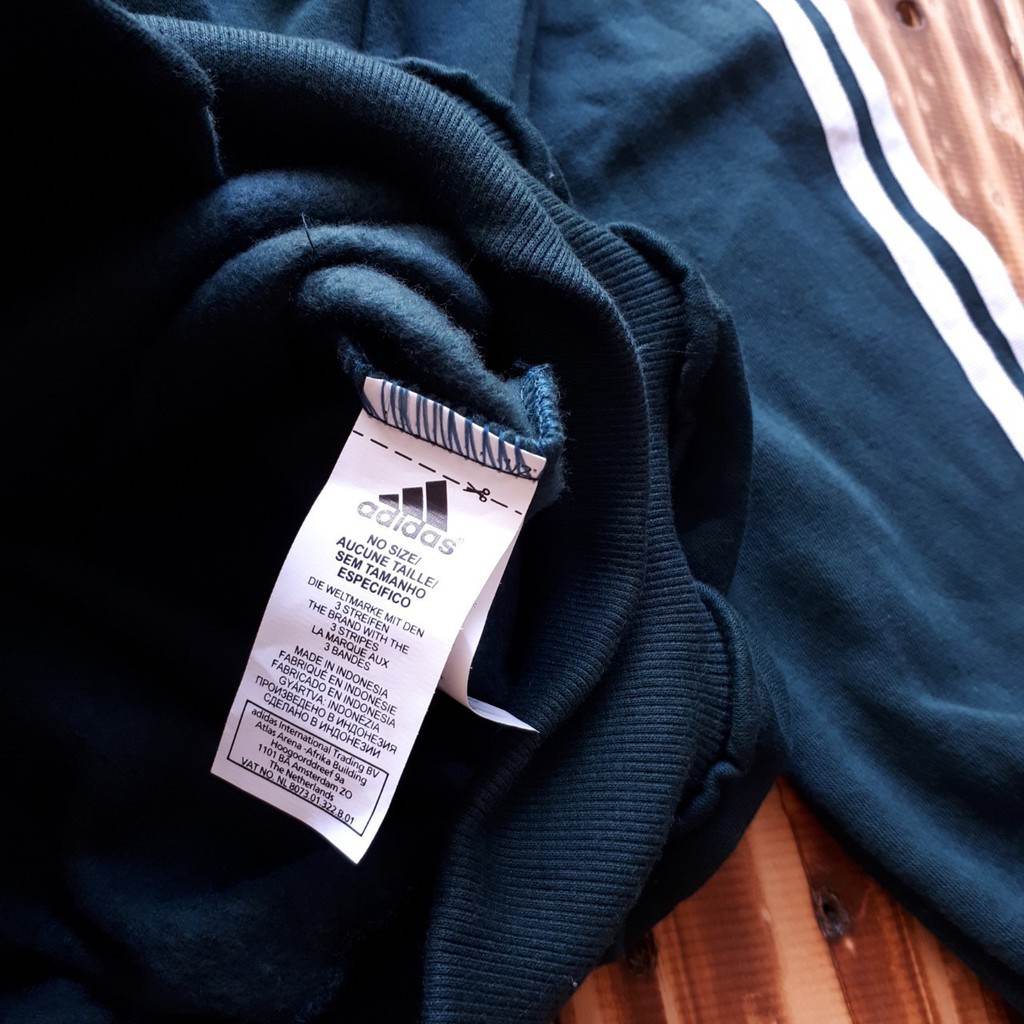Áo Khoác Hoodie Adidas 3 Sọc Phối Khóa Kéo Thời Trang Năng Động