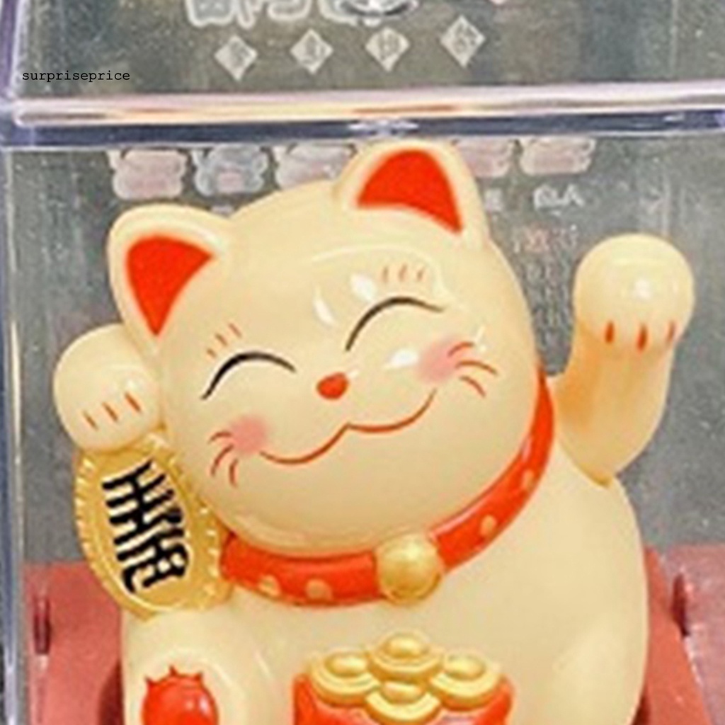 Tượng mèo may mắn trang trí đem lại may mắn phong cách Trung hoa