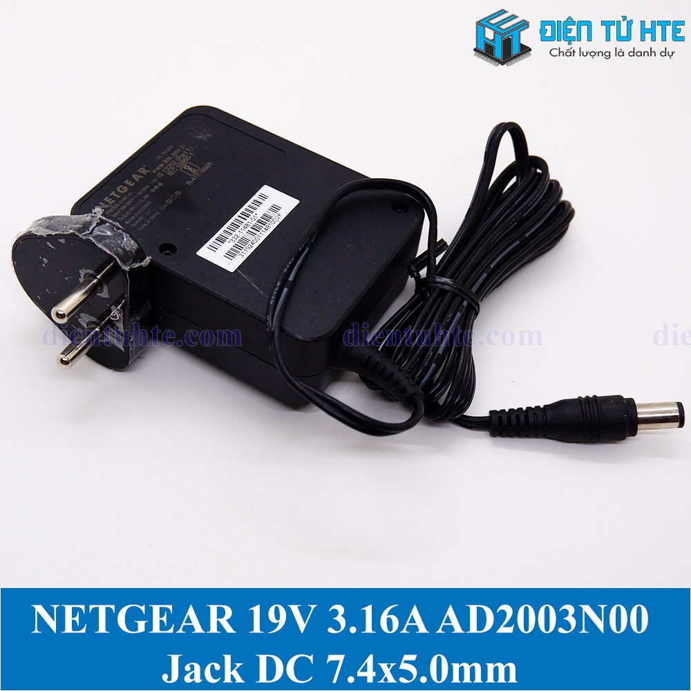 Adapter nguồn AC-DC NETGEAR 19V 3.16A AD2003N00 Jack DC 7.4x5.0mm