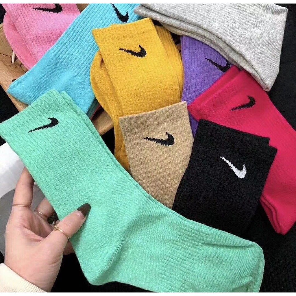 🌟FREESHIP🌟 Tất/Vớ Nike Full màu thể thao cao cổ nam nữ unisex hàng siêu đẹp cotton 100% XNK